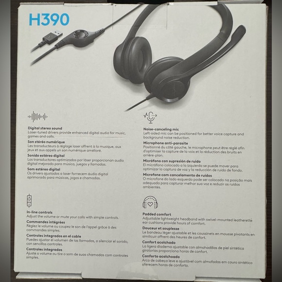 Logitech H390 usb headset - Picture 2 of 2